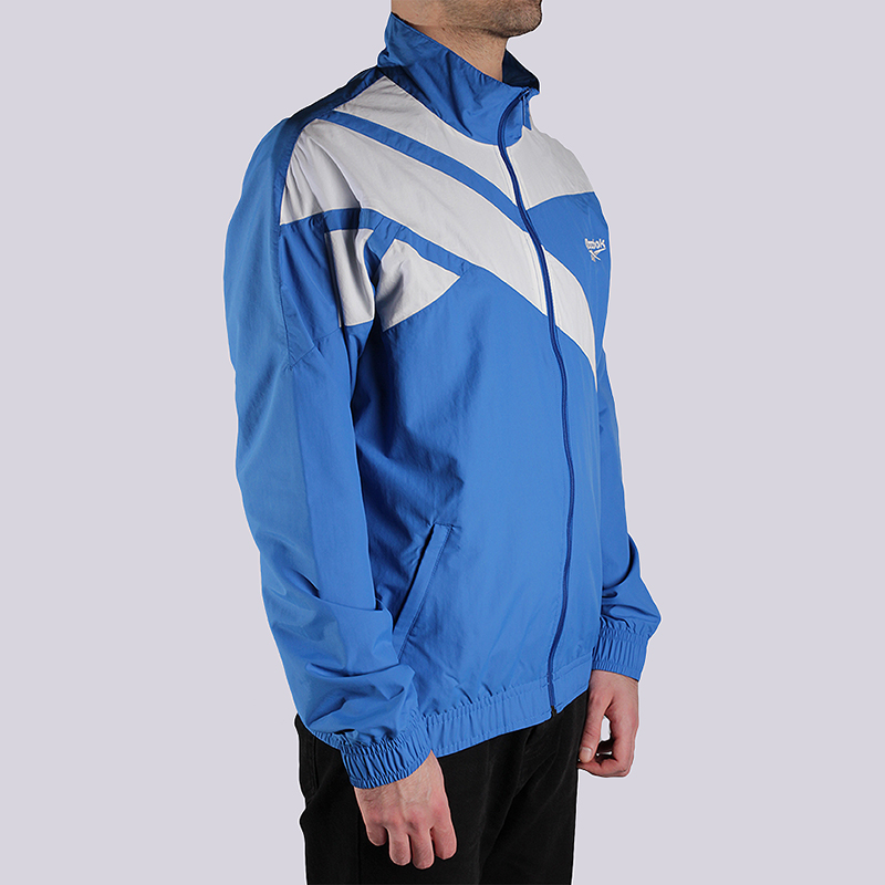 мужская голубая куртка Reebok Archive Vector Tracktop BK5094 - цена, описание, фото 2
